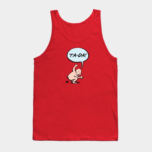 Baby "Ta Da!" Tank Top by ShannonWheeler